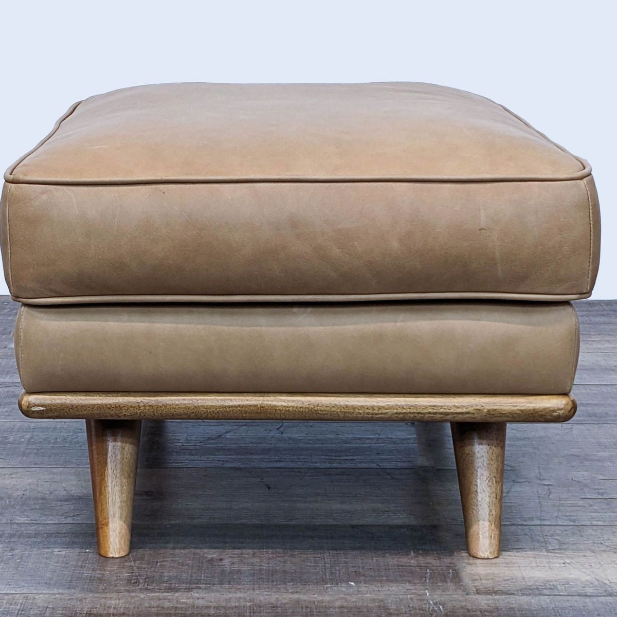 Article Timber Charme Tan Ottoman - Thumbnail 5