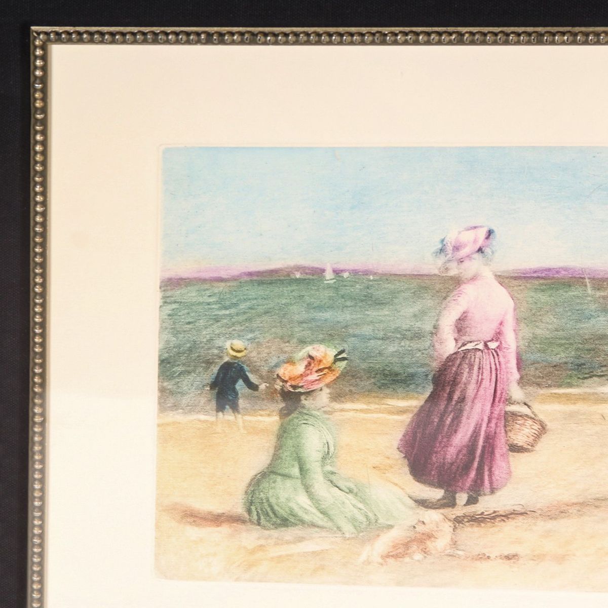 Pierre-Auguste Renoir, Sur le Bord de la Mer, Color Etching | Kashew