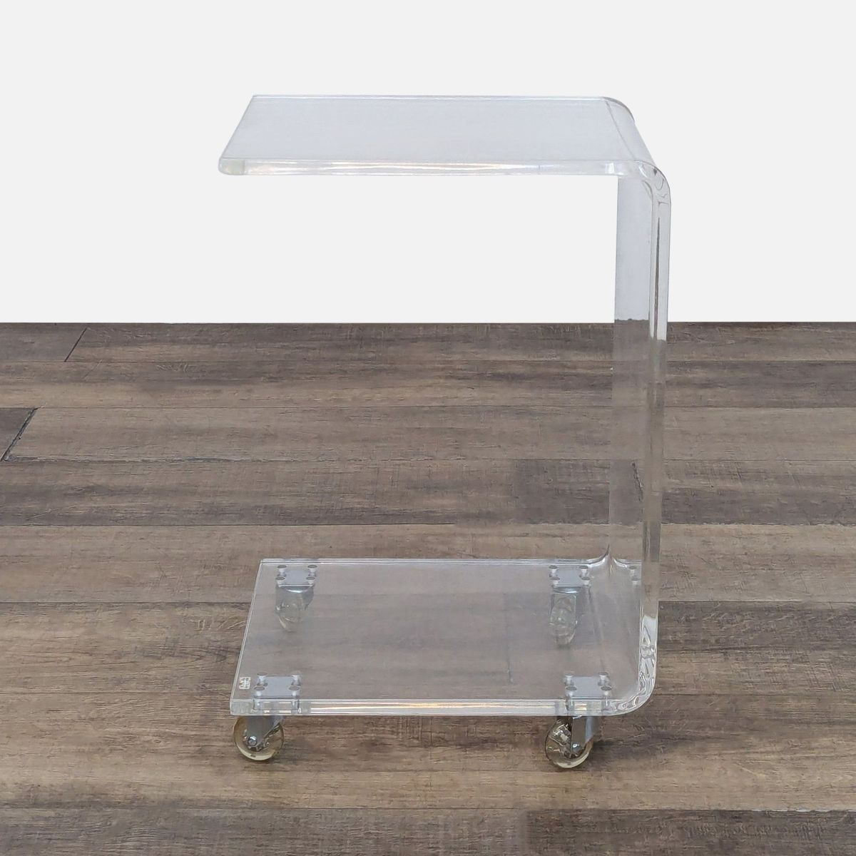 Peekaboo Clear Acrylic Side Table - Thumbnail 4