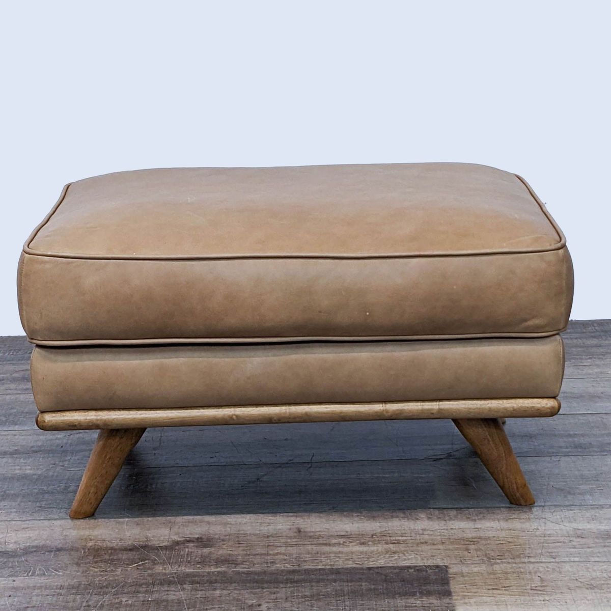 Article Timber Charme Tan Ottoman - Thumbnail 2
