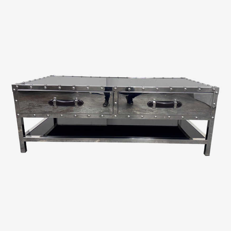 Z Gallerie Flight Mirrored Trunk Style Coffee Table - image 0