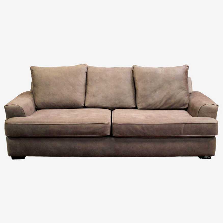 Pacific Furniture Brown Micro-Suede Sofa - image 0