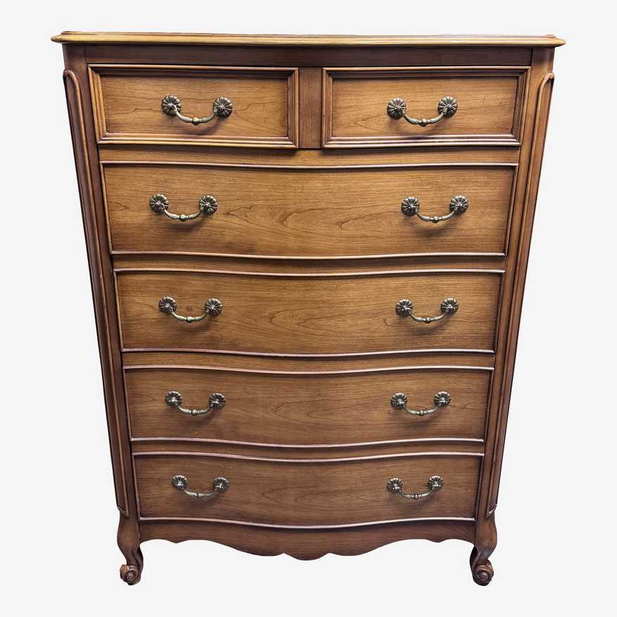 Vintage Traditional Five Drawer Dresser - image 0