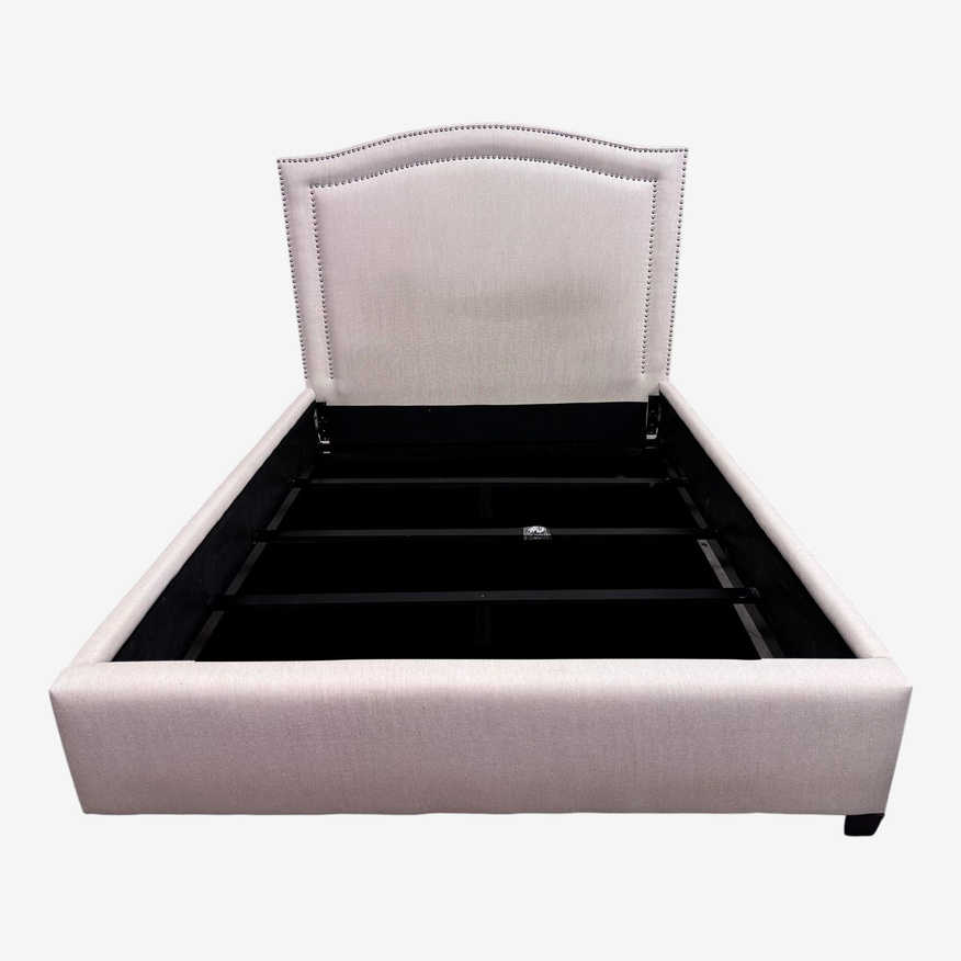 Pottery Barn Queen Linen Bed Frame - image 0