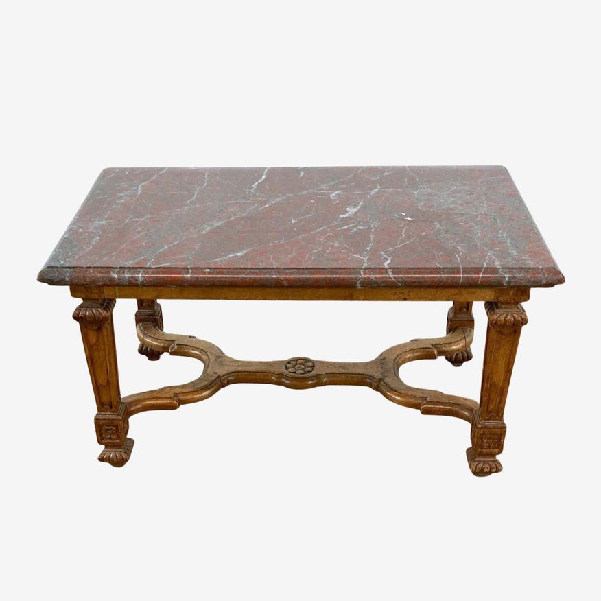 Vintage Marble Top Table - image 0