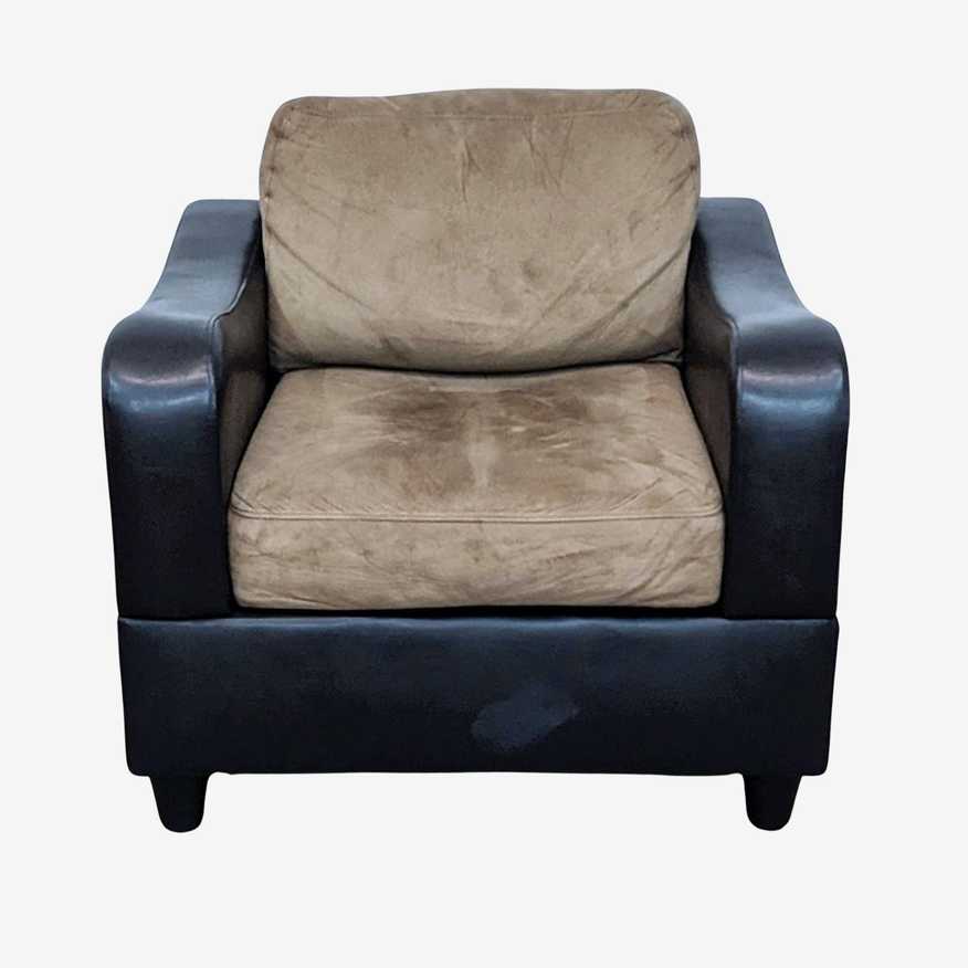 Contemporary Faux Leather Lounge Chair  - image 0