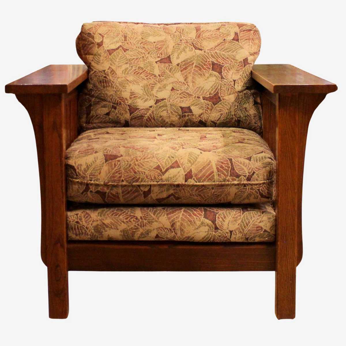 Mission style club on sale chair