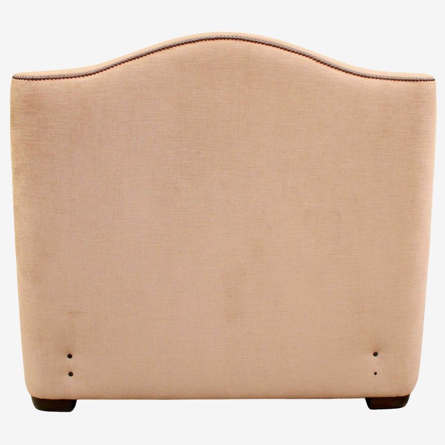 Tan Upholstered Twin Headboard - image 0