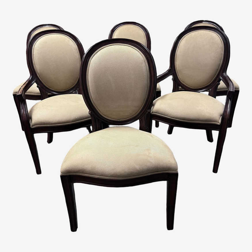 Kreiss Collection Bordeaux Dining Room Chairs, Set of Six - image 0