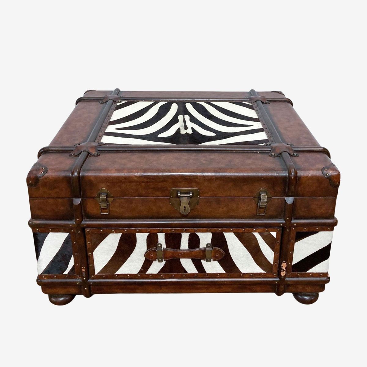 Maitland-Smith Zebra Hide Coffee Table | Maitland-Smith - $1010