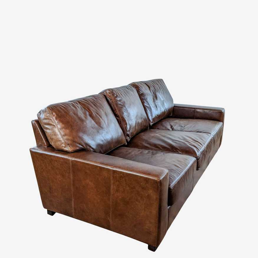 Pottery Barn Turner Leather Sofa - image 0