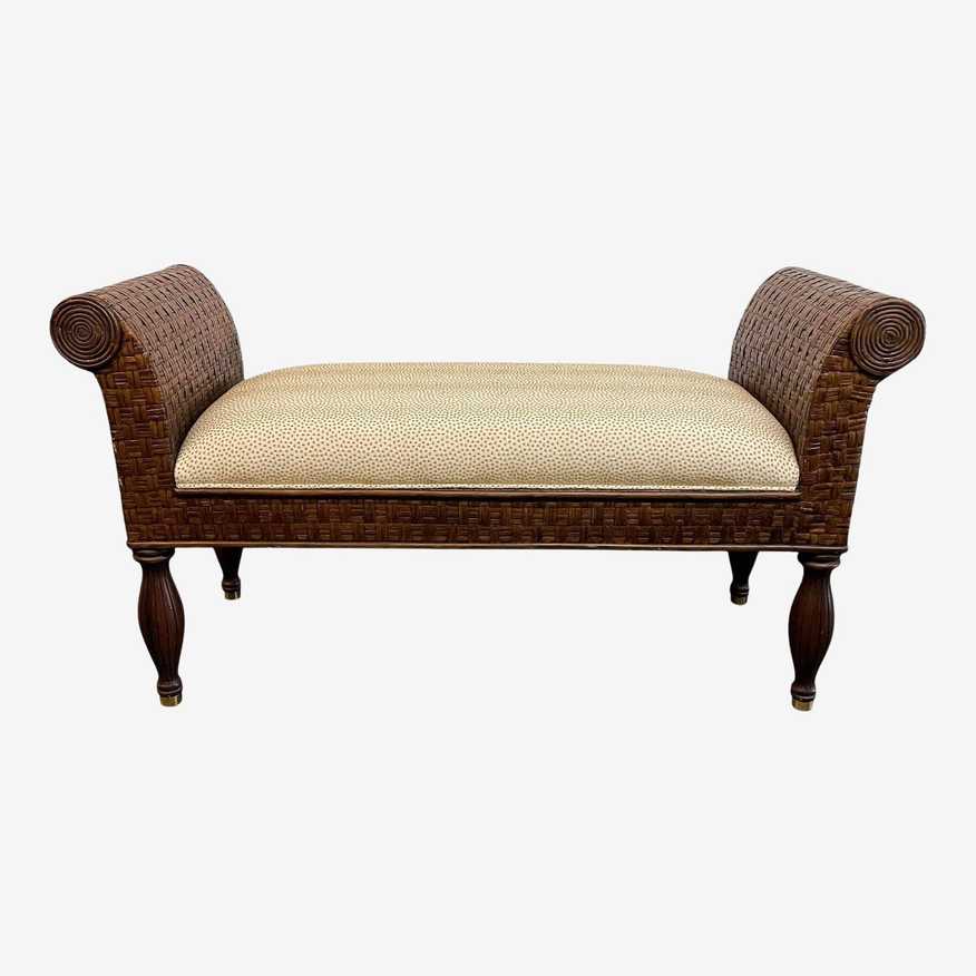 Ethan Allen Alexis Plantation Style Bench - image 0