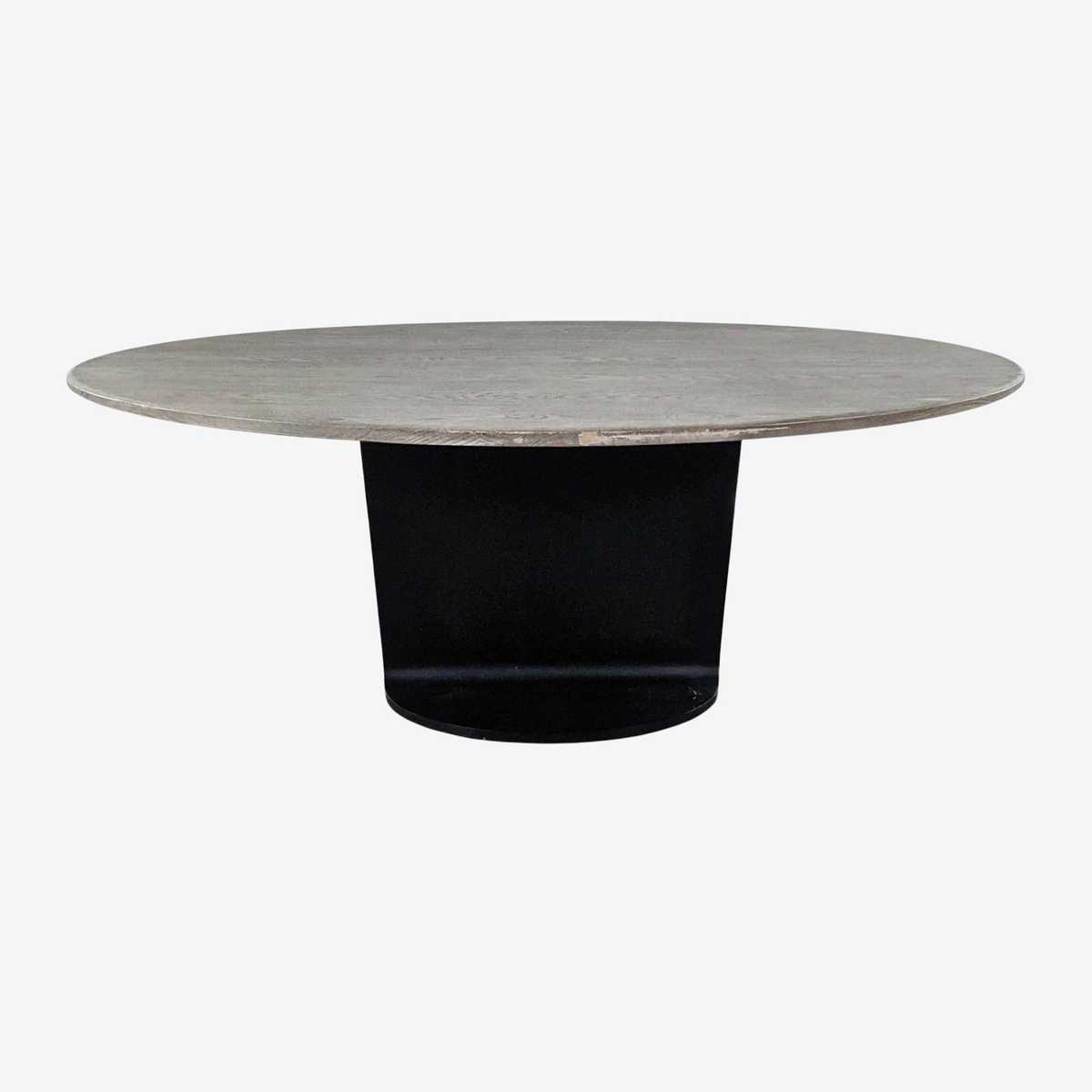 Restoration Hardware I Beam Oval Dining Table Kashew