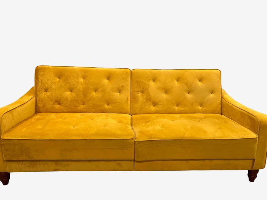 Novogratz vintage tufted sofa/futon - image 0