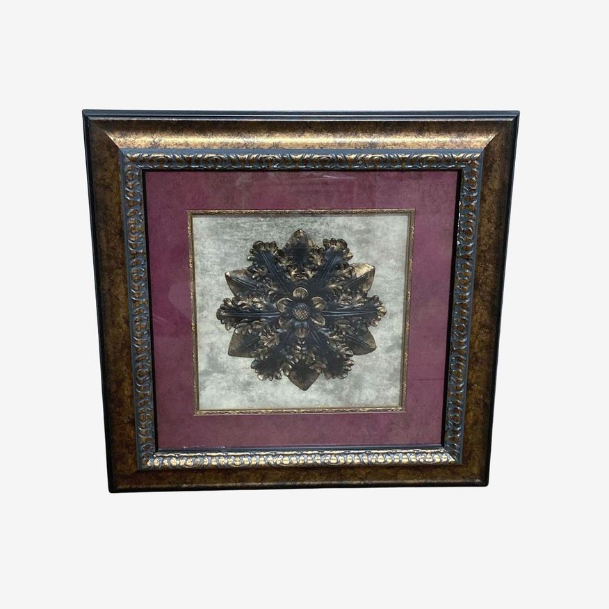 Framed Floral Art - image 0