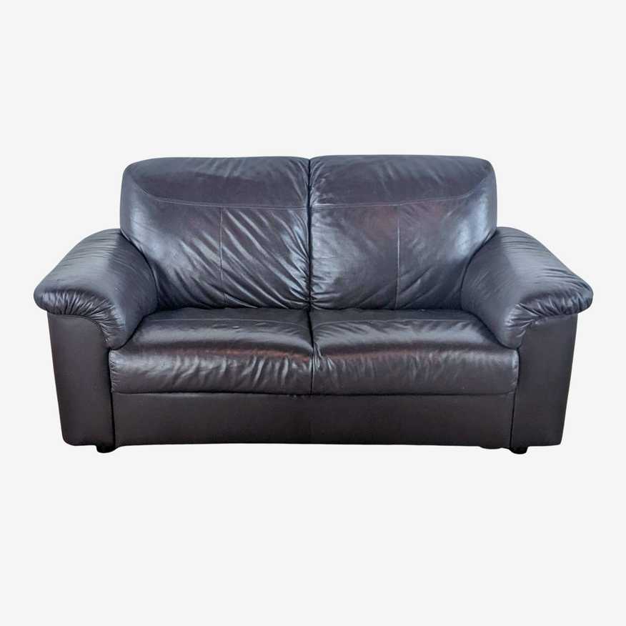 Ikea Leather Look Loveseat - image 0