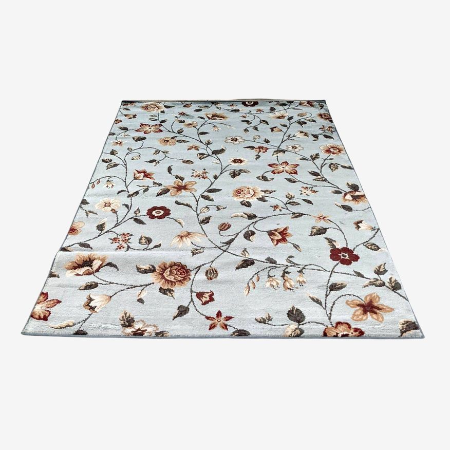 Flora's Garden Pale Blue Rug - image 0