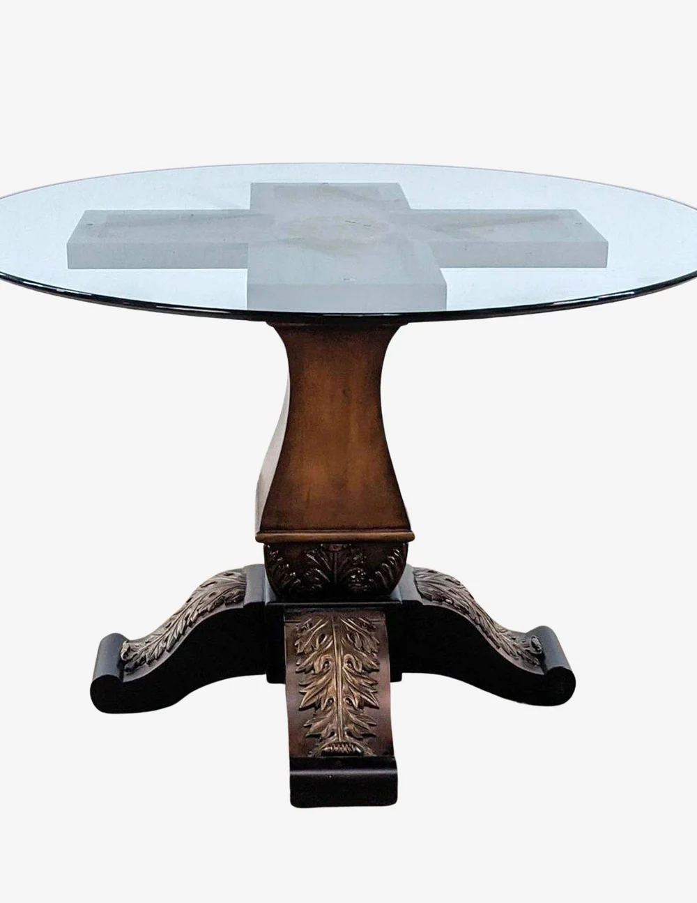 Glass Top Dining Table - image 0