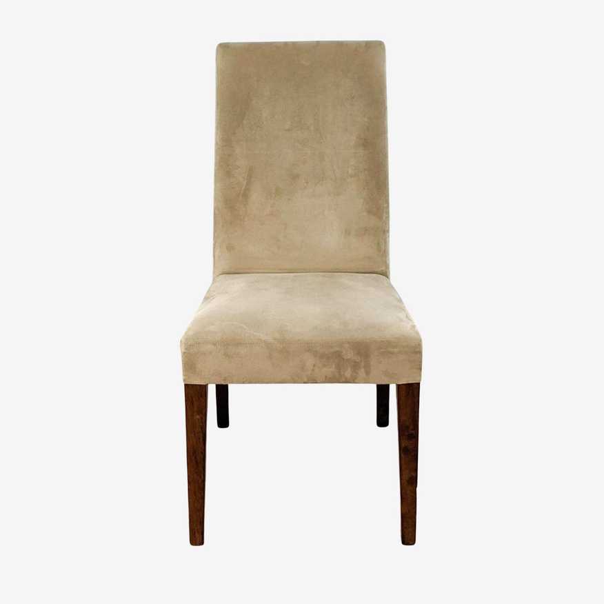 Pottery Barn Grayson Suede Chair in Oat - image 0
