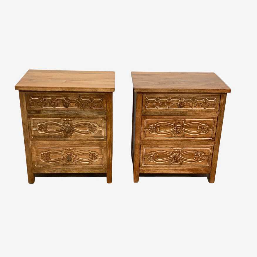 Pair of Pier 1 Imports Sakandi Nightstands - image 0