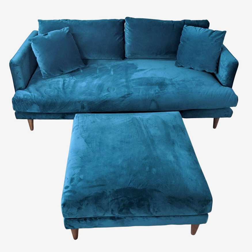 Joybird Lewis Sofa And Matching Ottoman Kashew