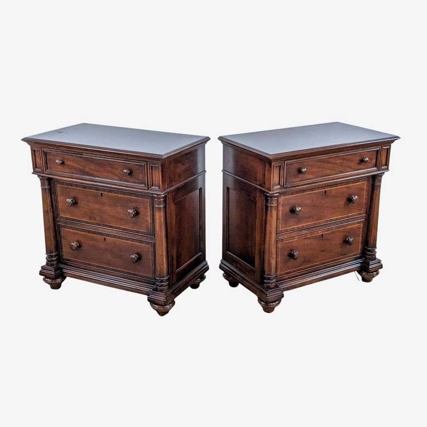 Pair of Vintage Thomasville âFredericksburgâ Collection Nightstands  - image 0