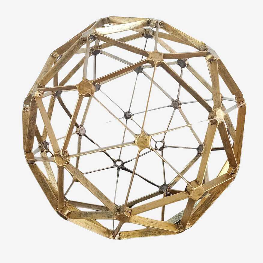 Decorative Metal Strap Sphere - image 0
