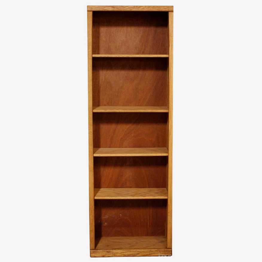 Narrow Oak Bookshelf - image 0