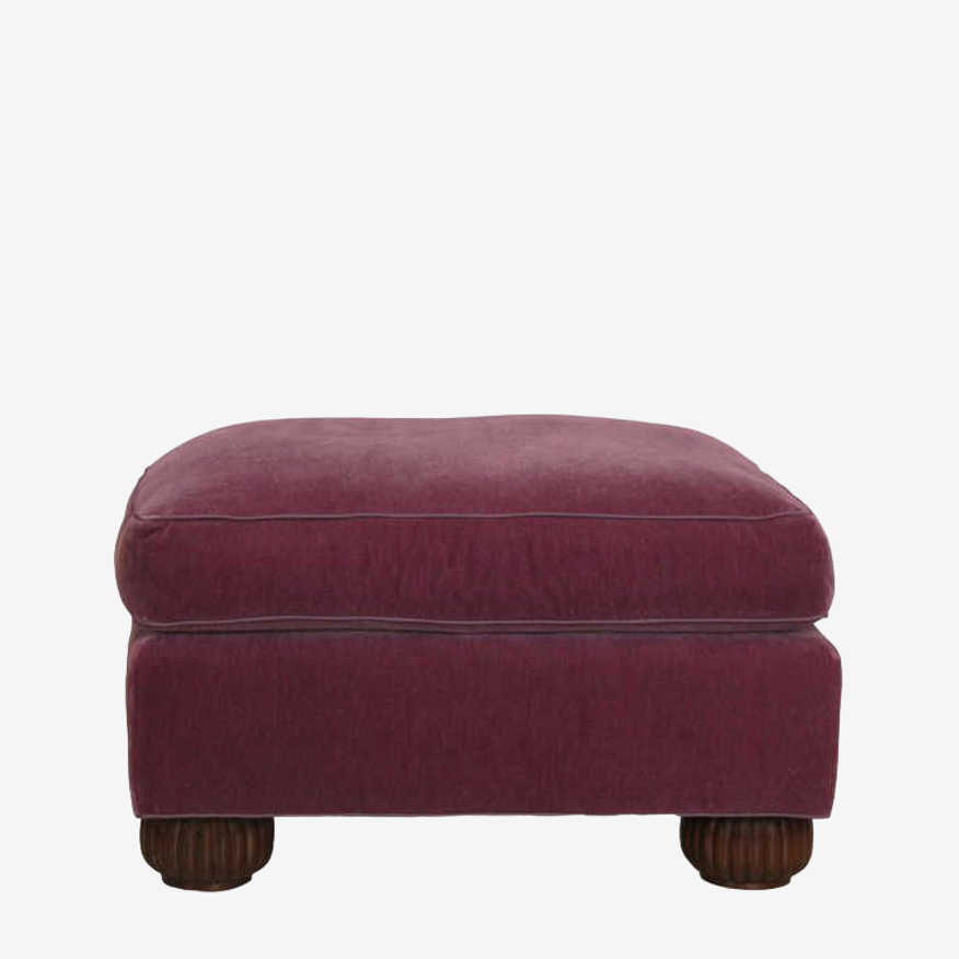 Rose Tarlow Melrose House Ottoman in the style of   Émile-Jacques Ruhlmann - image 0