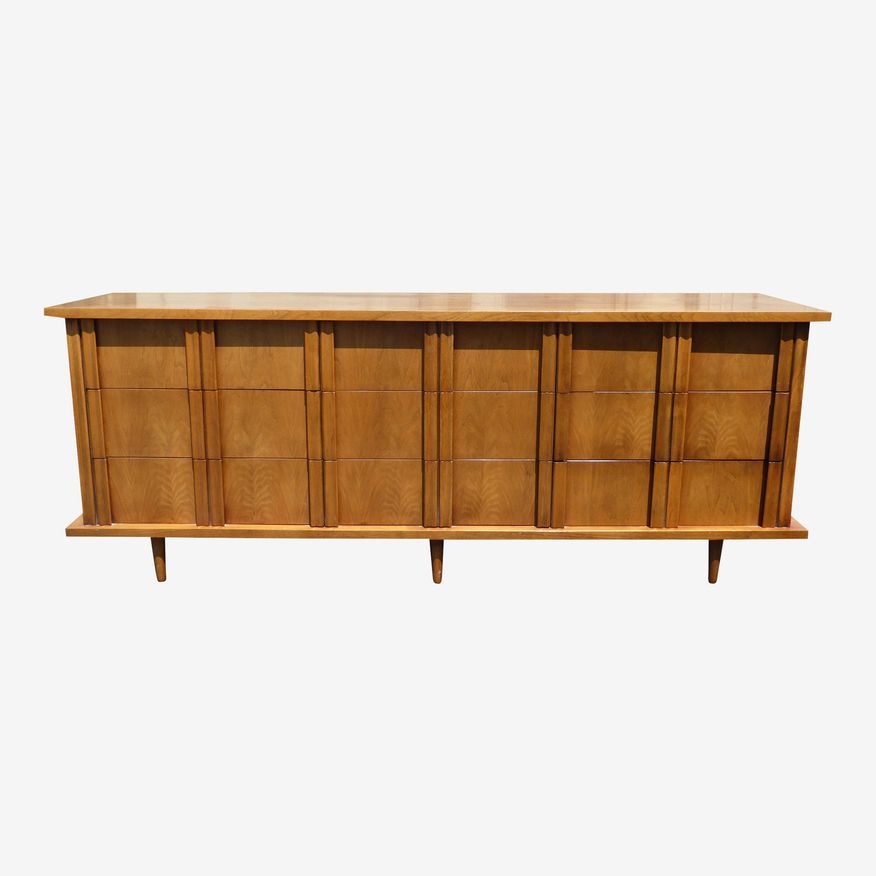 Vintage Mid Century Modern American of Martinsville Triple Dresser - image 0