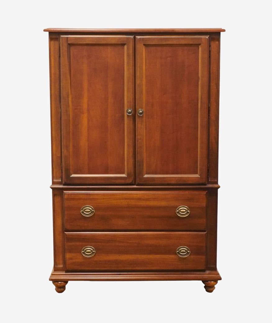 BROYHILL FURNITURE Solid Cherry Contemporary Traditional 40" Door Chest 758-4215-42 - image 0