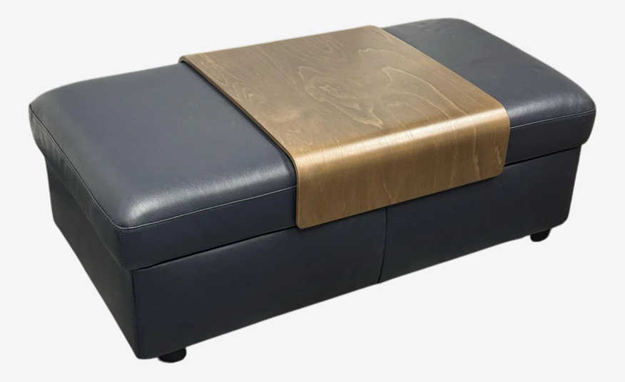 Ekornes STREssless Double Ottoman & Tray Table - image 0