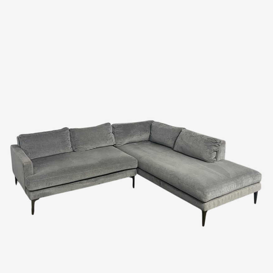 West Elm Andes Bumper Chaise Sectional - image 0