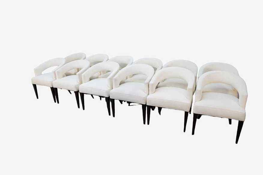 Set of 6 Custom John Boone Style Dining Chairs (We have 1 set left) - image 0