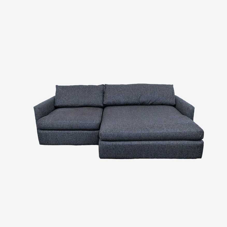 Crate & Barrel Compact Lounge Sectional With Chaise - image 0
