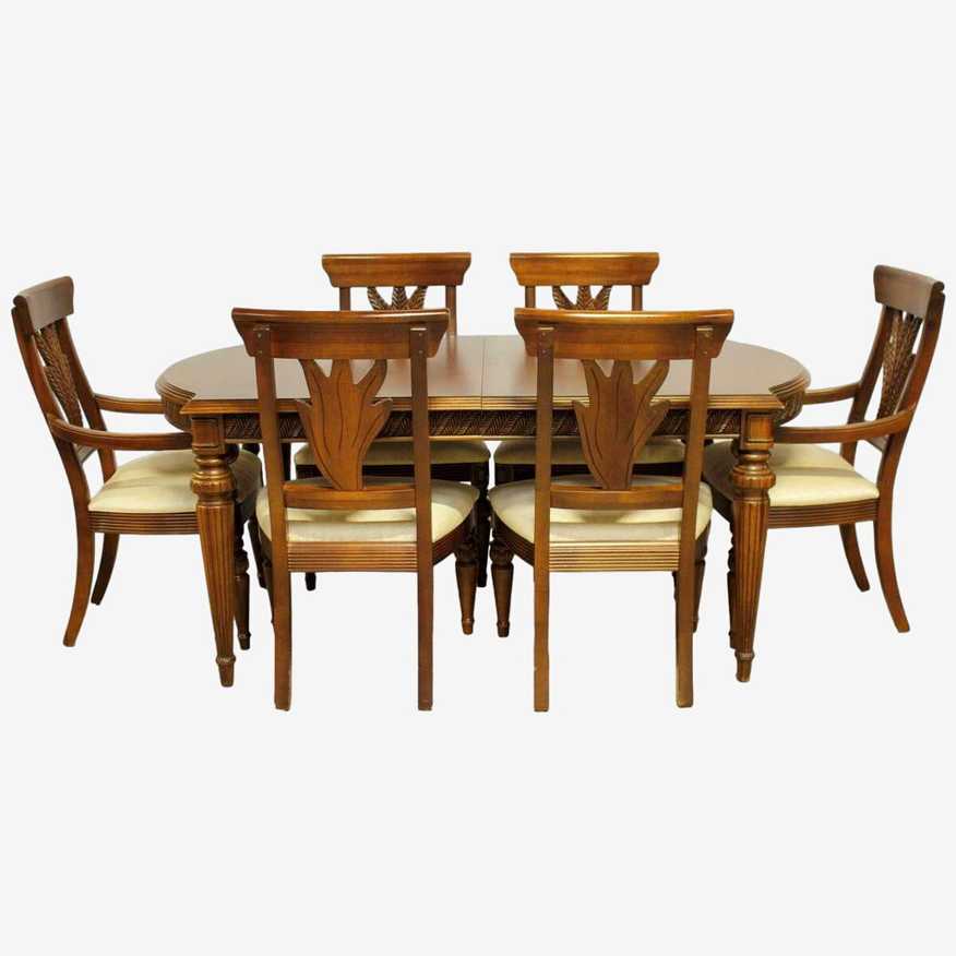 Thomasville Tropical Dining Table w/6 Chairs - image 0