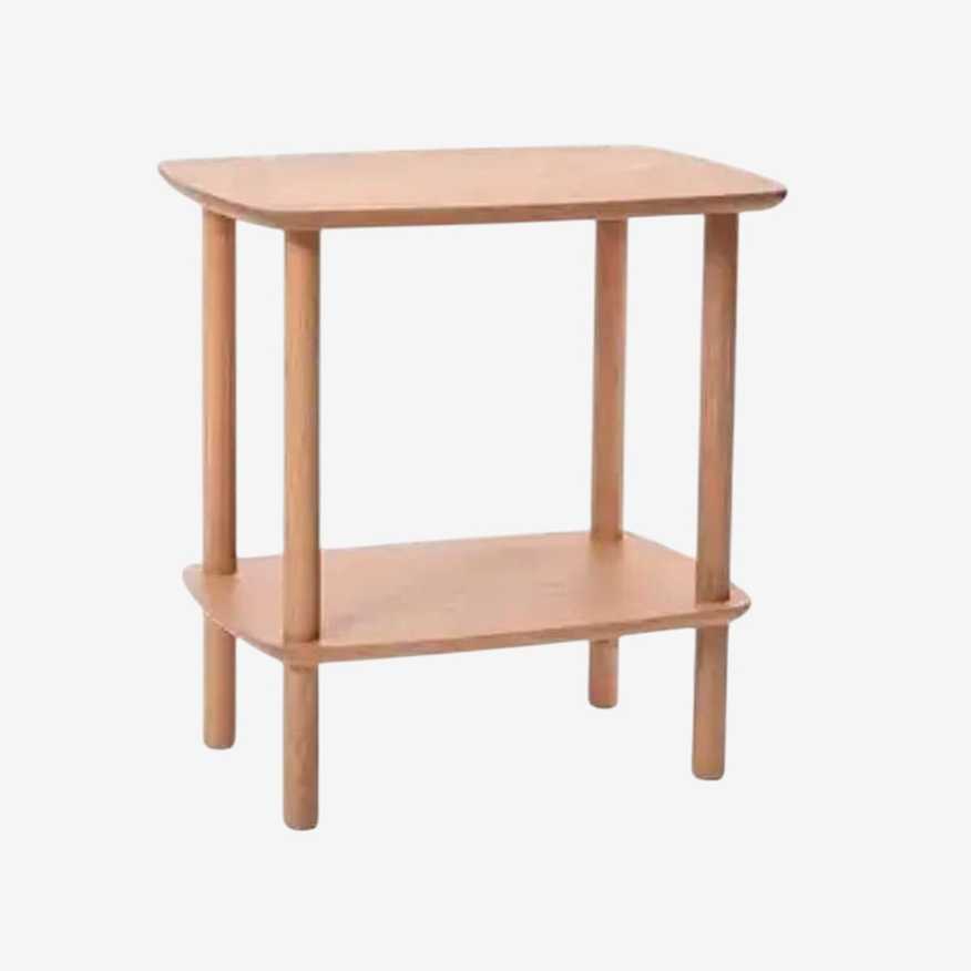 Burrow Serif Side Table in Oak Finish - image 0