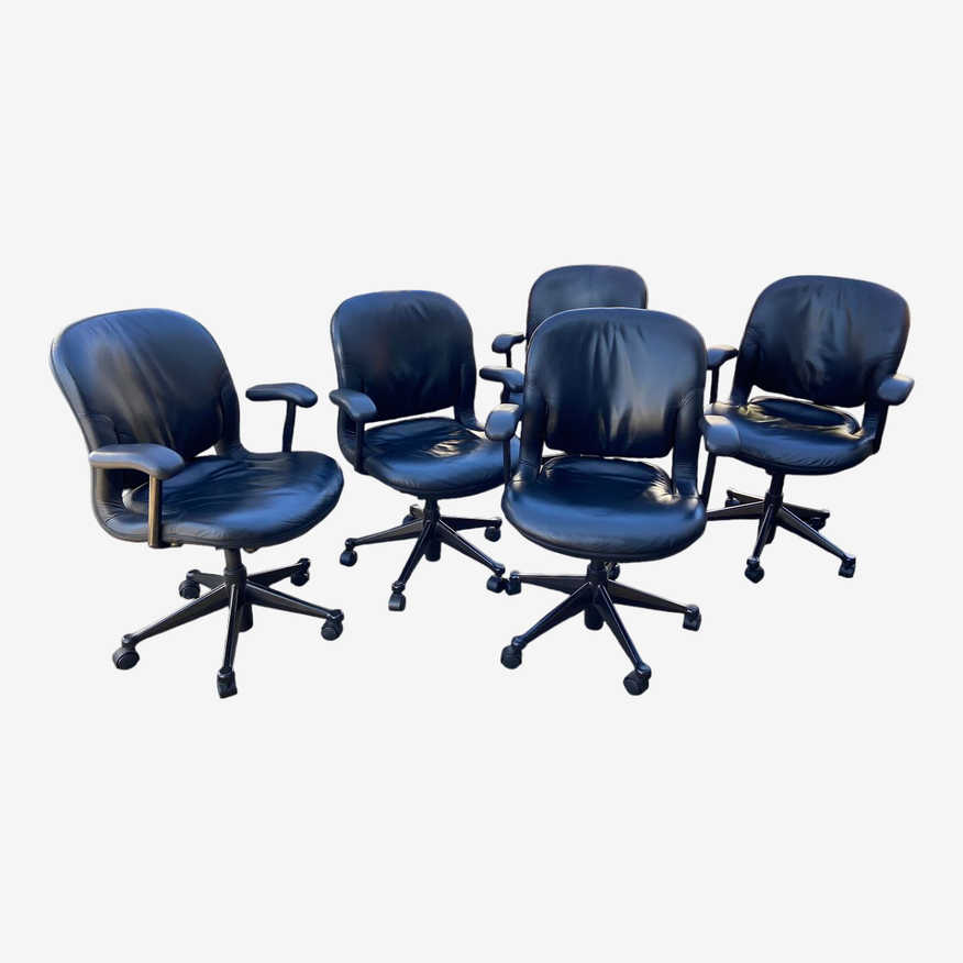 Vintage Herman Miller Conference Room Chairs - Set of 5 - image 0