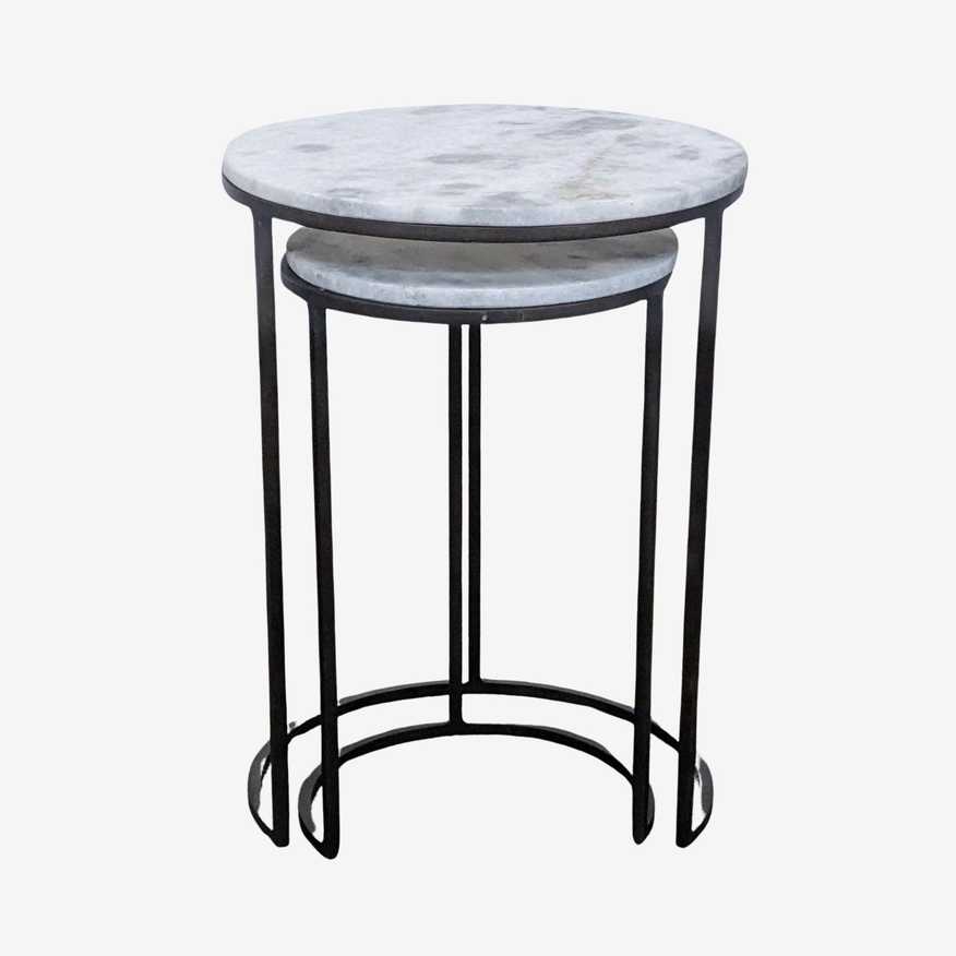 West Elm Round Nesting Tables - image 0
