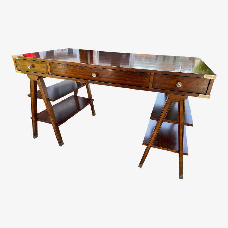 Bernhardt Vintage Mid Century Modern Campaign Desk - image 0