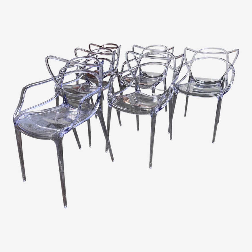 Kartell Masters Replica Chairs, Set of Six - image 0