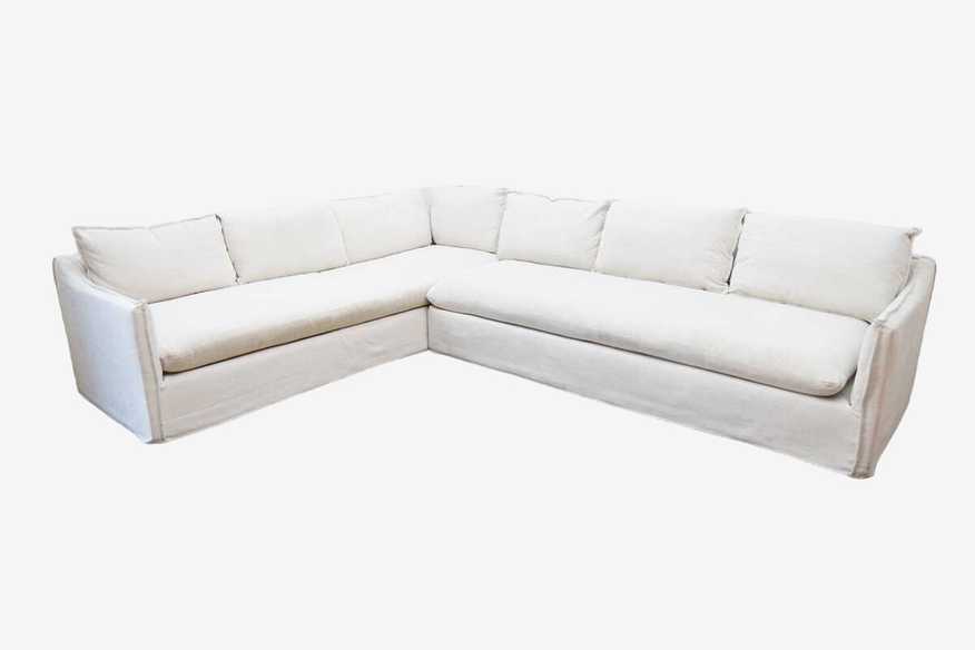 The Dune Sectional Sofa in Performance Woven Chenille Desert Color - image 0