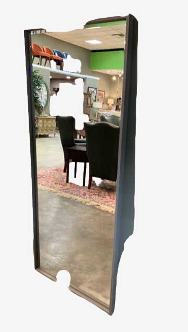 Mitchell Gold Silver Framed Beveled Standing Mirror - image 0