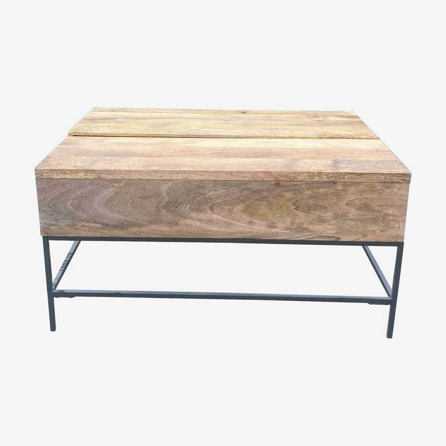 West Elm Industrial Storage Pop-Up Coffee Table - image 0