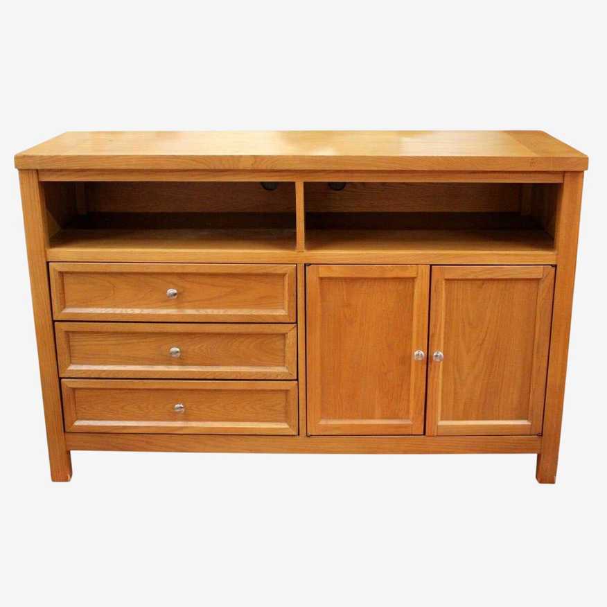 White Oak Media Console - image 0