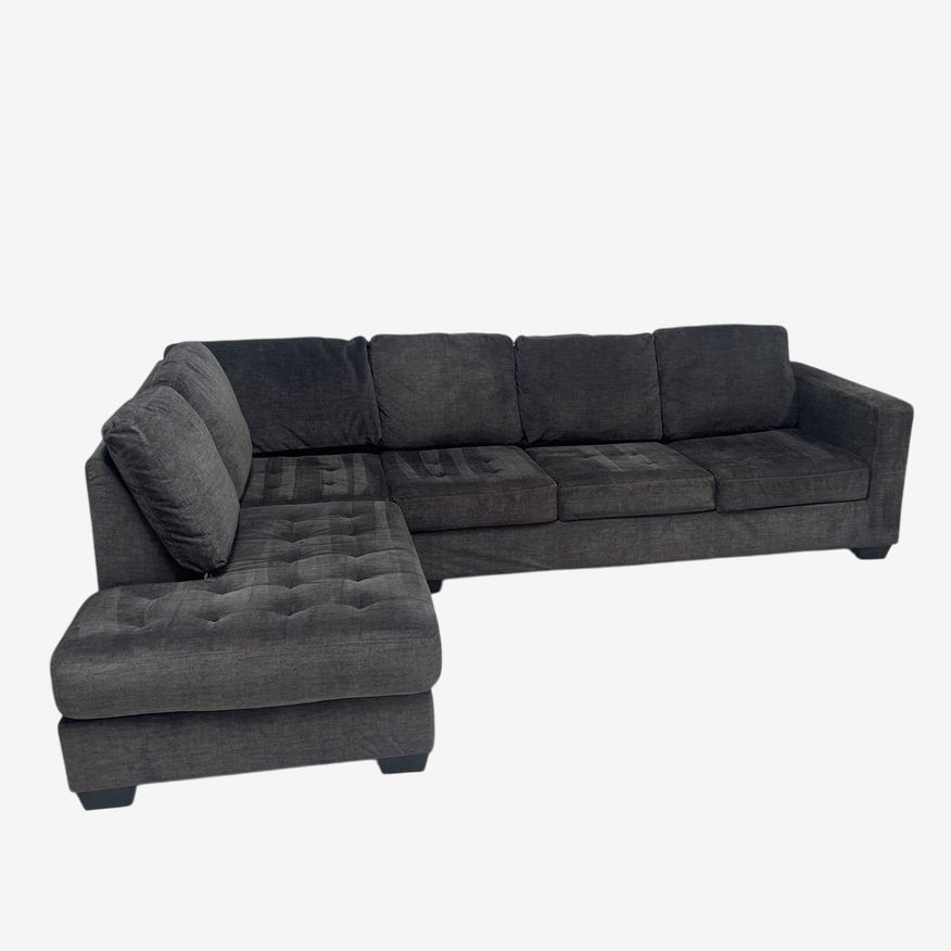 Ashley Furniture 2 Piece Sectional Charcoal Gray - image 0