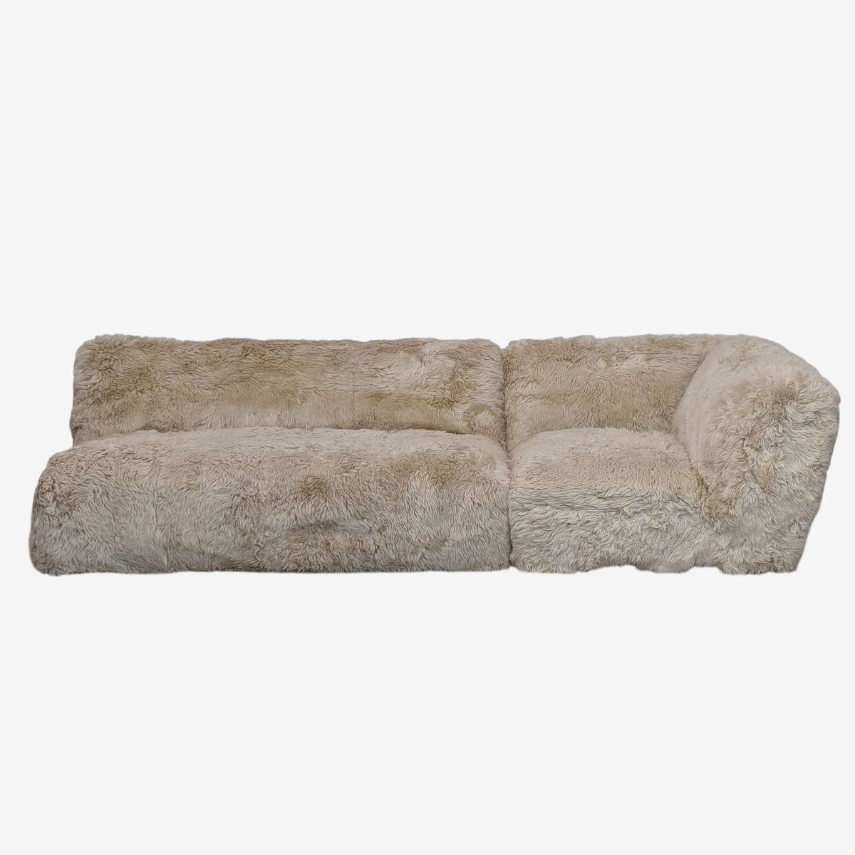 Restoration Hardware Yeti Sheepskin Sectional - Thumbnail 2