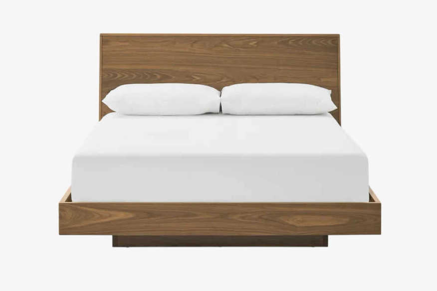 Castlery Joseph Mid Century Platform Walnut Queen Size Bed FFE258-571 - image 0