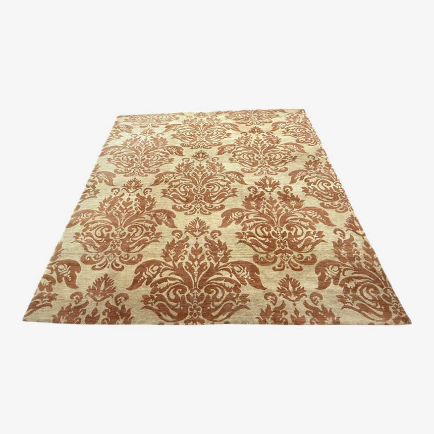8ft X 9ft 5in D M W Maloos Damask Area Rug - image 0