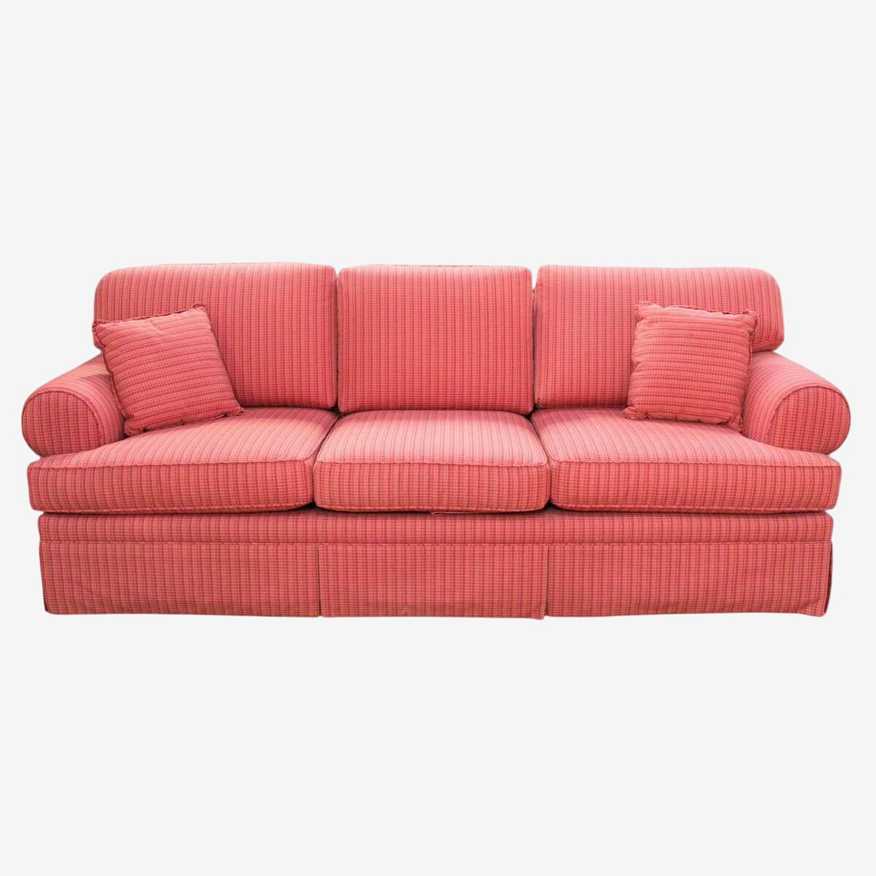Salmon Pink Sofa - image 0